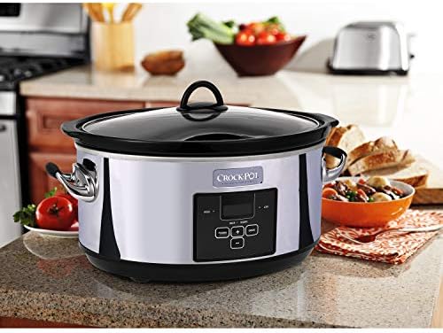 7 Quart Programmable Slow Cooker – Polished Platinum - Curated Catalog U9