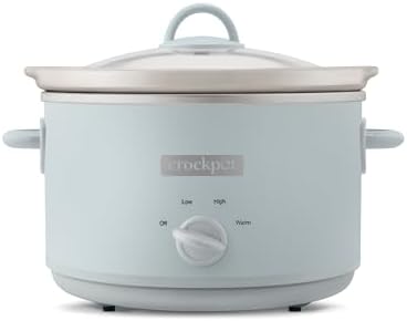 4.5 Quart Manual Slow Cooker – Macaroon Blue - Curated Catalog Y1