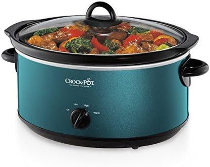 7 Quart Manual Slow Cooker – Turquoise - Curated Catalog F5