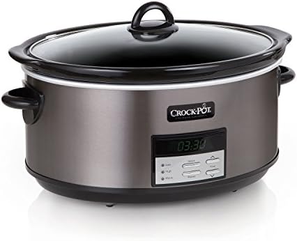 8 Quart Programmable Slow Cooker with Auto Warm - Curated Catalog T0