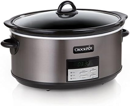 8 Quart Programmable Slow Cooker with Auto Warm - Curated Catalog T0
