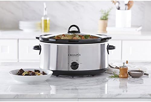 7 Quart Oval Manual Slow Cooker – Stainless Steel - Curated Catalog T6