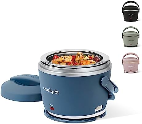 Electric Lunch Box Food Warmer 20oz – Faded Blue - Curated Catalog Y2