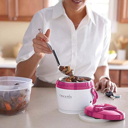 Lunch Crock Portable Food Warmer 20oz – Pink - Curated Catalog N3