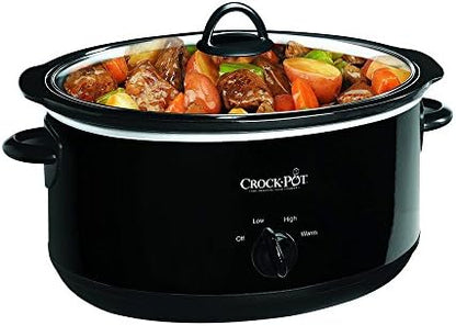 8 Quart Manual Slow Cooker – Black - Curated Catalog W2