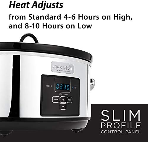7 Quart Programmable Slow Cooker – Polished Platinum - Curated Catalog U9