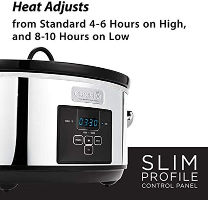 7 Quart Programmable Slow Cooker – Polished Platinum - Curated Catalog U9