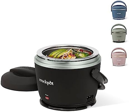 Electric Lunch Box Food Warmer 20oz – Black - Curated Catalog N4