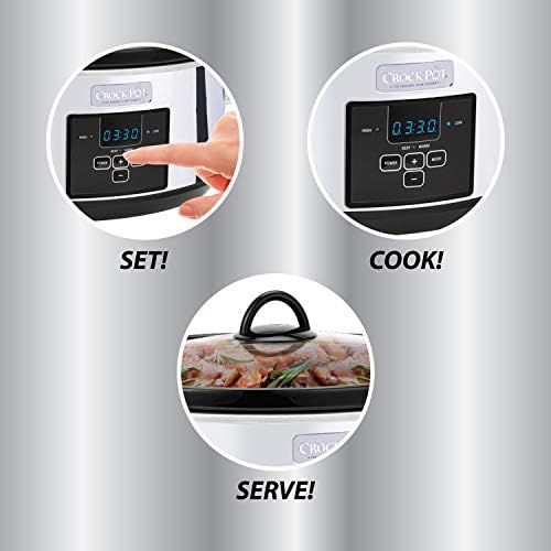 7 Quart Programmable Slow Cooker – Polished Platinum - Curated Catalog U9