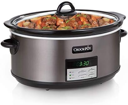 8 Quart Programmable Slow Cooker with Auto Warm - Curated Catalog T0