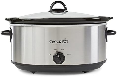 7 Quart Oval Manual Slow Cooker – Stainless Steel - Curated Catalog T6