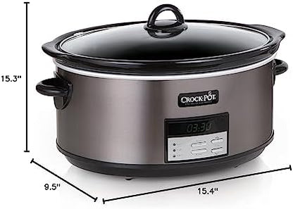 8 Quart Programmable Slow Cooker with Auto Warm - Curated Catalog T0