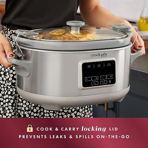7 Quart Programmable Cook & Carry Slow Cooker - Curated Catalog N3