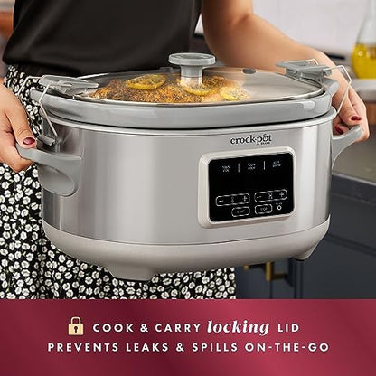 7 Quart Programmable Cook & Carry Slow Cooker - Curated Catalog N3