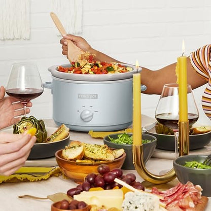 4.5 Quart Manual Slow Cooker – Macaroon Blue - Curated Catalog Y1
