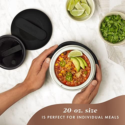 Electric Lunch Box Food Warmer 20oz – Black - Curated Catalog N4