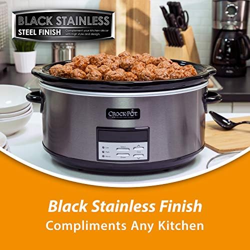 8 Quart Programmable Slow Cooker with Auto Warm - Curated Catalog T0