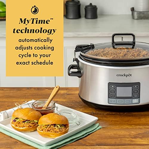 7 Quart Portable Programmable Slow Cooker with Timer - Curated Catalog U0