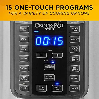Express Crisp 8 Quart 10-in-1 Pressure Cooker - Curated Catalog Q9