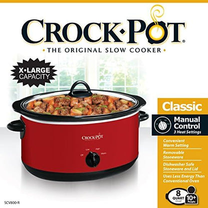 Express Crock 8 Quart Programmable Slow Cooker - Curated Catalog W3