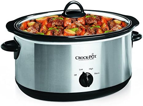 7 Quart Oval Manual Slow Cooker – Stainless Steel - Curated Catalog T6