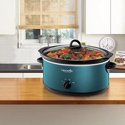7 Quart Manual Slow Cooker – Turquoise - Curated Catalog L7