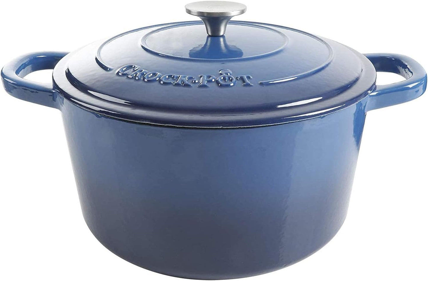 3 Quart Enameled Cast Iron Dutch Oven – Aqua - Curated Catalog Q7