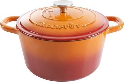 3 Quart Enameled Cast Iron Dutch Oven – Aqua - Curated Catalog Y4