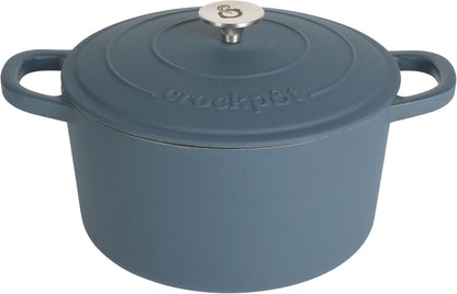 3 Quart Enameled Cast Iron Dutch Oven – Aqua - Curated Catalog Y4