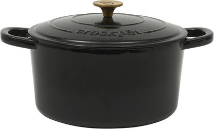 3 Quart Enameled Cast Iron Dutch Oven – Aqua - Curated Catalog Y4