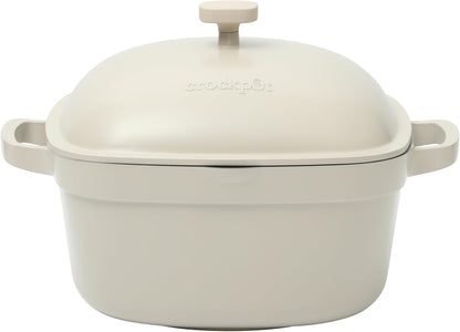 3 Quart Enameled Cast Iron Dutch Oven – Aqua - Curated Catalog Y4