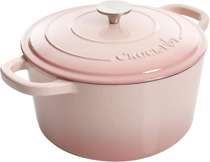 3 Quart Enameled Cast Iron Dutch Oven – Aqua - Curated Catalog Y4