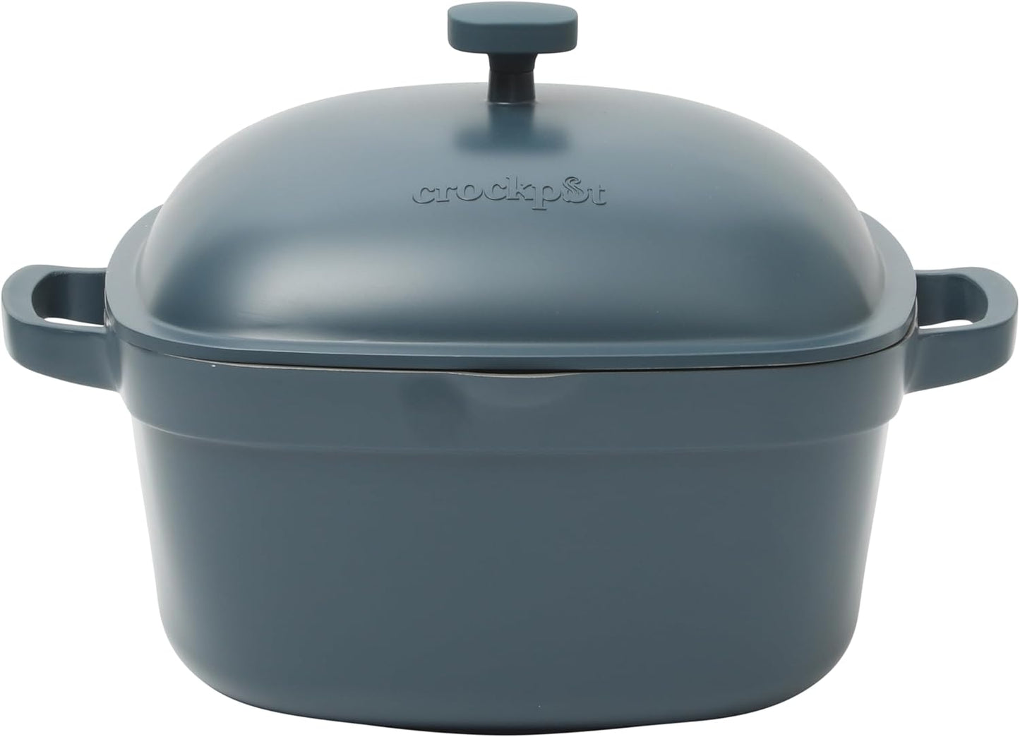3 Quart Enameled Cast Iron Dutch Oven – Aqua - Curated Catalog Y4