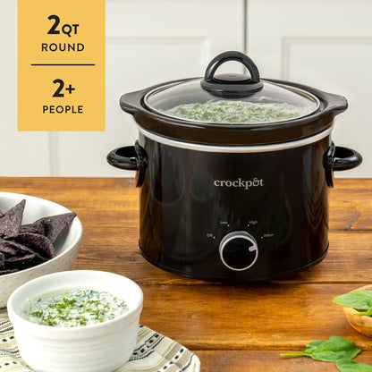 2 Quart Mini Slow Cooker – Classic Compact Cooker - Curated Catalog L6